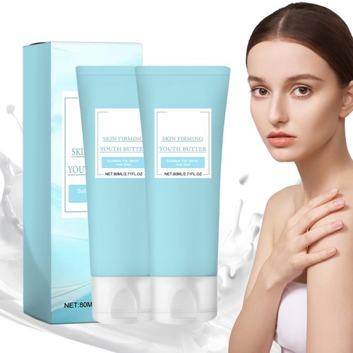 LuxeLift Skin Firming Youth Butter,Luxelift Skin Firming Body Butter,Luxelift Skin Firming Butter,Butter Anti Aging Moisturizer,Luxelift Skin Firming Cream for Body Loose Skin for Face Neck(2PCS)