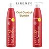 Firenze Professional Curl Control with avocado extract Shampoo and Conditioner, Includes Gift bag