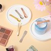Giantree 6 Pcs Metal Makeup Spatula, Skin Care Makeup Spoons Mini Face Spatula Skincare Applicator for Beauty Cosmetics Lotion Mask Creams Stick Tiny Scoop