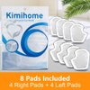 Kimihome Metatarsal Pads 8 Count Gel Cushions, Ball of Foot Cushion Protect and Relieve Metatarsal, Sesamoid, Ball of Foot Pain - 4 Pairs