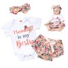 Reborn Baby Dolls Girl Clothes 20-22 inch Reborn Newborn Baby Doll Clothes Accessories 3Pieces Printing Suits