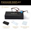 Blue Light Blocking Glasses/Computer Glasses 2 Pack for Women/Men Computer Reading/Gaming/TV/Phones Glasses,Anti Eyestrain & UV Glare(C1,C2)