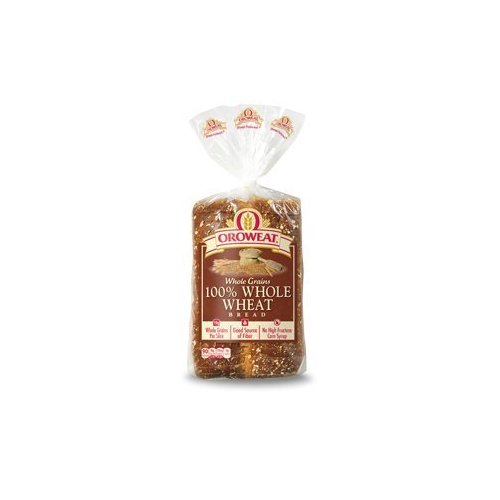 Oroweat Sliced Bread 24 Ounce Loaf (Whole Grains 100% Whole Wheat)