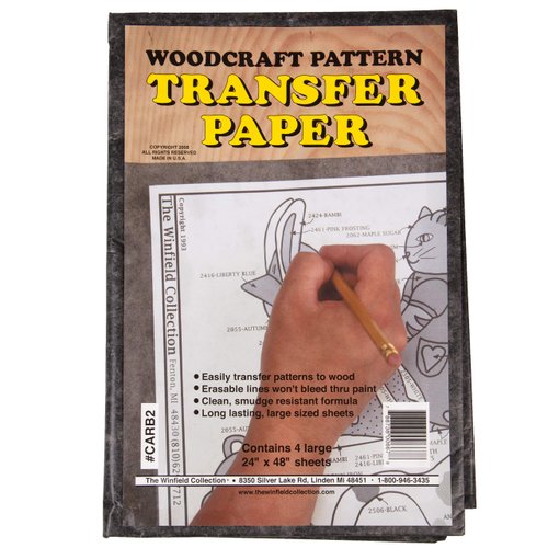 Woodcraft Patterns Carbon Transfer Paper (24" x 48" sheets) - The Winfield Collection