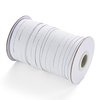Elastic Band for Sewing, 1/4 Inch 40 Yards White Knit Elastic Bands High Elastic Cord for Sewing Waistband and Pants Waist