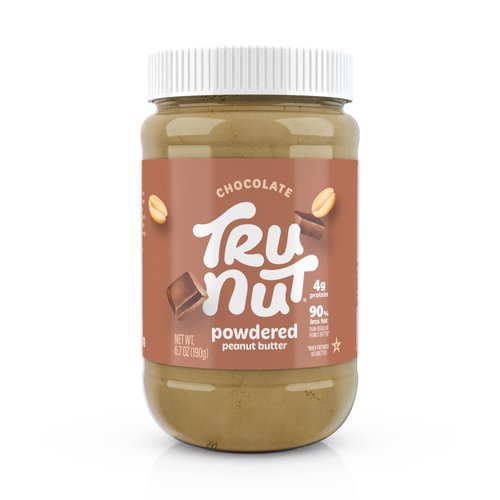Tru-Nut - Chocolate Peanut Butter Powder - Healthy Peanut Butter, Vegan, 4g of Protein, 50 calories - Peanut Butter Chocolate Flavored - 6.7oz