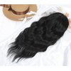 gulagula Hair Toppers for Women 20" Wavy Hair Topper 7"x7" Base Hair Toppers for Women with Thinning Hair Synthetic Hair Pieces Wavy Clip in Hair Extensions