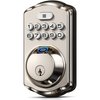 Veise Fingerprint Door Lock, Keyless Entry Door Lock, Electronic Keypad Deadbolt, Biometric Smart Locks for Front Door, Auto Lock, Anti-Peeking Password, Easy Install, Satin Nickel