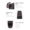 UNice Hair Brazilian Straight Hair 3 Bundles Hair Weft 100% Unprocessed Virgin Human Hair Extensions Weave Natural Color (10 12 14inch)