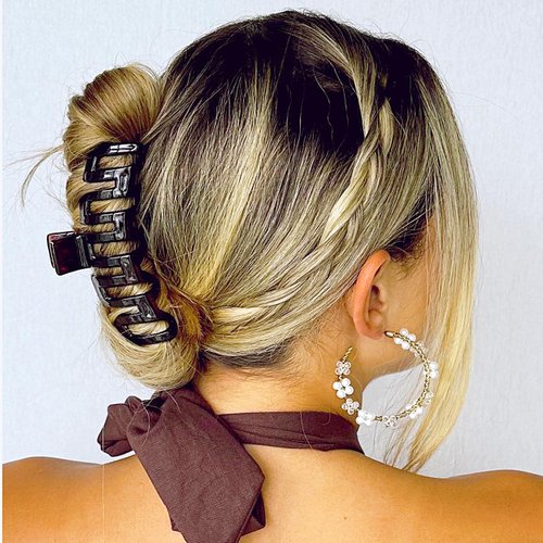 Camila Paris CP3544 French Hair Clips for Women Thick Hair for Long Curly Wavy Hair, Girls Hair Claw Clip, Durable Styling Big Claw Clip for Thick Hair, Strong Hold No Slip Grip, Made in France