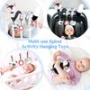 Car Seat Toys Baby Toys 0-3 Months Infant Toys Spiral Stroller Toys, Newborn Toys Black and White Baby Toys, High Contrast Baby Toys for Crib Mobile, Baby Toys Gift for 0 3 6 9 12 Months Girls Boys