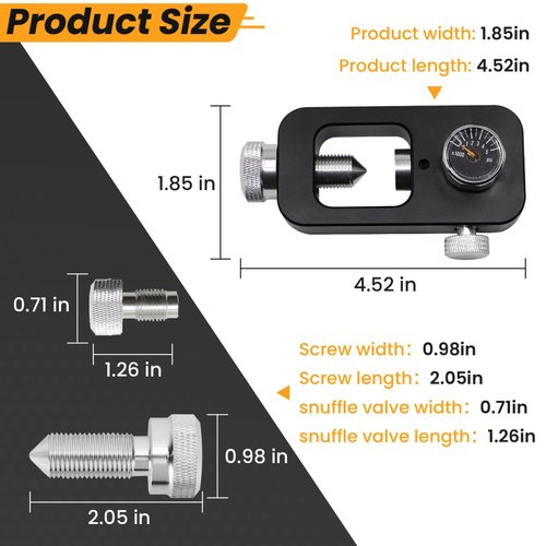 DIN Valve Scuba Adapter, PCP Scuba Tank Adapter, Paintball Scuba Fill Station, HPA Tank Fill Adapter, Up to 4500 psi, 36" Metal Braided Hose, Stronger Than Rubber. First Choice for Holidays. Black