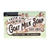 Legend's Creek Farm Goat Milk Soap - Triple Milled Moisturizing Soap Bar for Hands and Body - 9 Oz Creamy Lather, Nourishing, Natural Soap for Sensitive Skin (Fresh Lime, Pack of 1)