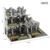 WW2 Military Base Bunker Trench Building Blocks, Compatible with Lego Military Base Sets, Army Toy with Cannon, Military Bunker, Gift for Kid 8 9 10 11 12 13 14 Years Old