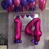 40 Inch Hot Pink 17 Number Balloons Giant 17 Balloons Hot Pink Birthday 17 Balloons 17th Birthday Anniversary Party Decorations Supplies