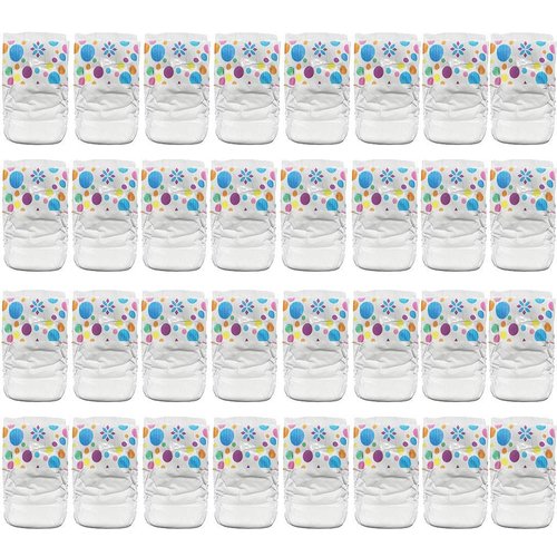 Pail Buddies Baby Doll Diapers Refill Value Pack for Baby Alive Baby Dolls, 32 Diapers