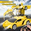 Chridark Remote Control Car Toys - Transforming RC Cars for Kids, Transform Toys Car Robot, Gift Kids Toys for 3 4 5 6 7 8 10 12 Years Old Boy