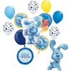 Anagram Blue's Birthday Clues Party Supplies 13pc Gift Table Air Filled Topper and Balloon Bouquet Decorations