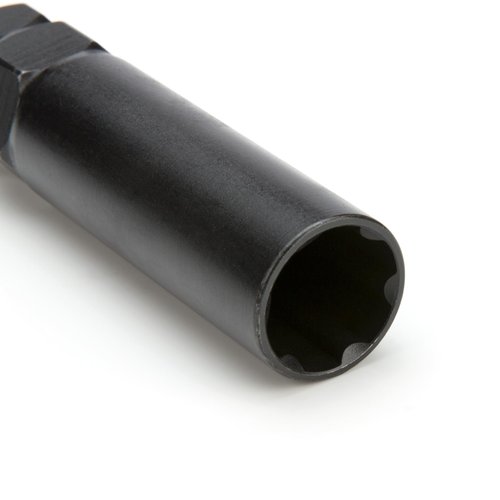 Steelman Pro 6-Spline 45/64-Inch Socket-Style Locking Lug Nut Key, Removes Spline-Style Aftermarket Lug Nuts, Durable, Thin-Walled