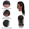 WikNifo Real 100% Human Hair Mannequin Head with Stand for Hairdresser Practice Manikin Cosmetology Doll Training Head Braiding Styling