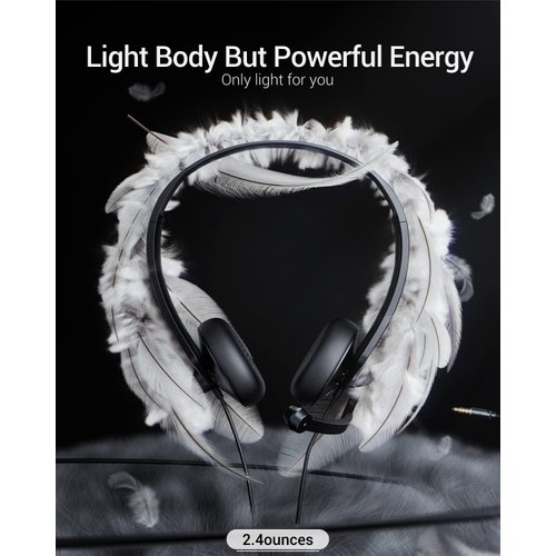 FEABASK USB Headset with Microphone for PC Laptop - Wired Computer Headphones with Noise Cancelling Microphone for Home Office Online Class Skype Zoom Meetings,in Line Mute Controls