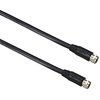 RCA VHB-655X Black 50' Coaxial Cable with RG6 Connectors