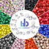 2000PCS SS20/5mm Crystal Rhinestones (Crystal AB), Bedazzling Flatback Glass Rhinestones for Crafting DIY Nail Art Makeup Decoration, Gems Diomand Charms for Tumbler Shoes Clothing Mug
