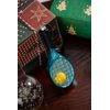 2 Count Glass Tennis Racket Racquet with Ball Christmas Ornaments for Christmas Tree