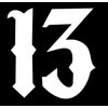 Ranger Products Number 13 Sticker Vinyl Decal Lucky Die Cut - Car Window Wall Decor, Die Cut Vinyl Decal for Windows, Cars, Trucks, Tool Boxes, laptops, MacBook - virtually Any Hard, Smooth Surface
