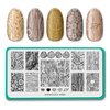 Maniology Woodland Trimmings Nail Stamping Plate, Wood Nail Art Designs, Tree Barks and Wood-Inspired Manicures