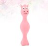 Mipcase Dog Chew Toy Bite Molar Puppy Cats Supplies Standing Toy Latex Doll Cat Playing Chew Teeth Activity Grinding Pet for Dog Puppy Teething