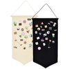 2PCS Blank Cotton Canvas Banners, Enamel Pin Wall Display Banner for Enamel Lapel Badge Collection (A)