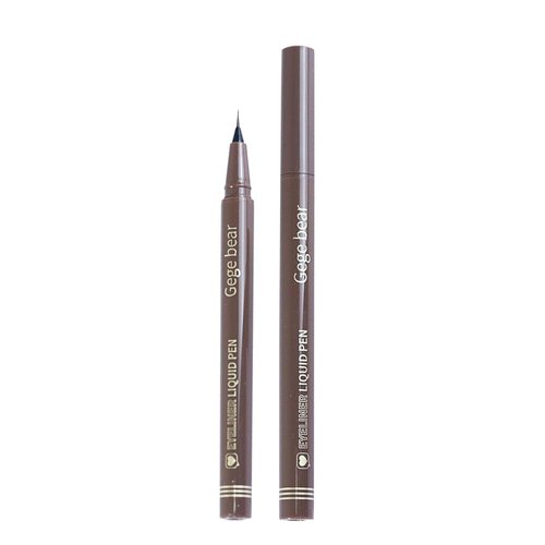 SUILU Liquid Eyeliner Pen,Lasting Pigment Eyeliner Pencil,Sweatproof And Waterproof Eye Liner,Ultra Fine Liquid Eyeliner Lotion For All Skin (Cool Brown Color)