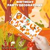 100PCS Fox Temporary Tattoos Stickers Theme Woodland Animals Birthday Party Decorations Favors Supplies Cute Farm Forest Foxes Fall Tattoo Sticker Gifts For Boys Girls School Prizes Carnival Christmas