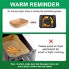 SIUDANGKA Air Fryer Liners Disposable, 100 pcs Rectangle Air Fryer Parchment Paper Sheets Air Fryer Accessories for Ninja DZ071 Air Fryer 2 Basket Air Fryer Instant Vortex Air Fryer