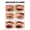4 Tip Precision Brow Pen – Waterproof Long-Lasting Eyebrow Pencil for Natural, Defined Brows – Easy Application for All Skill Levels (04#Black)