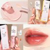 Baorder 4Pcs Hydrating Clear Lip Oil,Crystal Jelly Honey Lip Gloss with Big Brush,Long Lasting Nourishing Lip Care Lip Glow Oil,Moisturizing Tinted Lip Balm,Fresh Texture Clear Lip Gloss Lip Makeup
