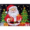 Merry Christmas Santa Clause Latch Hook Rug Kit for Adults Easy Carpet Cushion with Printed Canvas Crochet Yarn Craft DIY Hooking Tapestry for Home Floor Decoration Pets Pads 52x38cm(1)