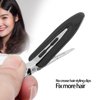 4 Pcs No Crease Hair Clips,Makeup Hair Clips,No Bend Hair Clips for Women Girls,Duck Billed Thin Thick Hair Clips,Hairstyle Clips for Daily Dress Up,Party,Cosplay(black)