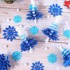 Happy makers 24 Sets Layered Christmas Tree Ornament Craft Kit Makes 24 Small Felt Christmas Tree Felt Crafts Foam Snowflake Xmas Arts and Crafts Home School DIY Activities