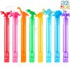 JOYIN 32 Pack Bubbles Party Favors for Kids, 8 Colors Dinosaur Mini Bubble Wands, Goodie Bag Stuffers, Treasure Box Toys, Classroom Prizes for Boys Girls