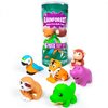 Tub Works® Rainforest™ Mold Free Bath Toys, 6 Pack | Sealed, No Hole Bath Toys Design Keeps Moisture Out | Soft, Squeezable & Float on Water | Easy-Grip Baby & Toddler Bath Toys | Great Baby Pool Toys