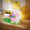 ZYLEGEN Rabbit Flower Animal Toy Building Set,Bunny Flower Toy Building Sets,Botanical Collection Ideal Gift for Animal Lovers,Buildable Toys, Party Favors for Kids(935Pcs)