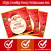 121pcs Christmas Party Plates and Napkins Table Decorations,Christmas Dinnerware Set Serves 24, Christmas Party Supplies for Kids and Adults