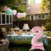 Eoopoon 42 Inch Crown Pink Number Balloon, Number 1 Balloon with Base for Girls 1th Birthday Party Decoration, Anniversary Decor Theme Party Supplies (Pink 1)