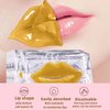 Flanoid 30 Pairs Lip Mask & Under Eye Mask, 24K Gold Gel Crystal Collagen Lip & Eye Patches, Effectively Moisturizing Nourishes Lip & Eye Skin for Reducing Fine Lines & Dark Circle