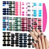 SILPECWEE 16 Sheets Nail Wraps for Women Gradient Star Moon Nail Polish Strips Gel Nail Strips Fingernail Stickers Self Adhesive Nail Polish Stickers for Kids Girl Stick on Nails with 1pc Nail File