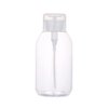1Pcs 500ml (16.9oz) Nail Polish Remover Pump Bottle Dispenser Empty Push Down Pump Dispenser Bottle with Flip Top Cap for Nail Polish and Makeup Remover, Clear