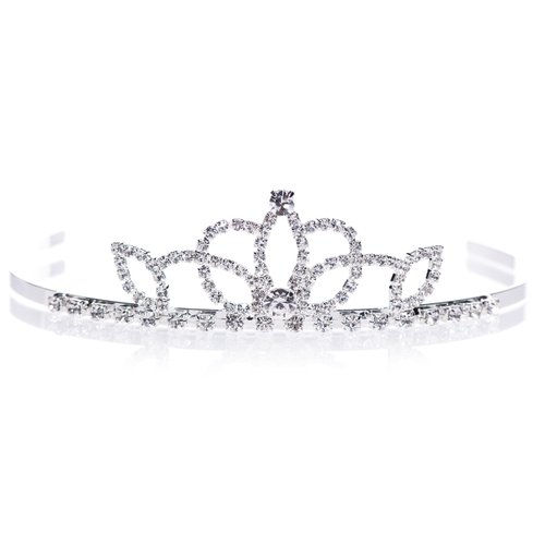 Anderson's Lady-in-Waiting Tiara, 1 1/2 Inches High, Wedding, Prom, Pageant Tiara, Queen Or Princess Tiara For Prom, Homecoming, Pageant, Wedding, School Dance, Award, Costume, Party, Event