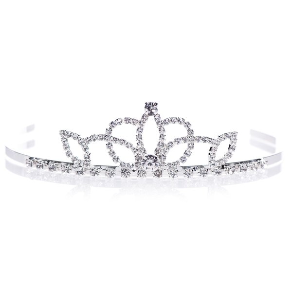 Anderson's Lady-in-Waiting Tiara, 1 1/2 Inches High, Wedding, Prom, Pageant Tiara, Queen Or Princess Tiara For Prom, Homecoming, Pageant, Wedding, School Dance, Award, Costume, Party, Event